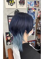 ヲタクに美容室は難しい。&nbsp;ウルフカット☆