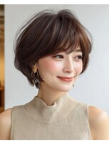 ハピネスフィール 宇治店(Happiness FEEL) ミセス丸みショート髪質改善