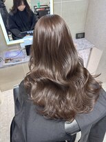 アンジェリカラボ 梅田店(ANGELICA LABO)&nbsp;艶髪韓国レイヤー×ハッシュカット×透明感モカブラウン川又