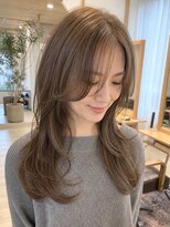 カランエノエル(Calin et Noel)&nbsp;ロングレイヤーセミロングレイヤーくびれロング髪質改善カラー