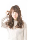 <aivee>アンニュイカールの重めミルクティーカラー