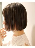 [GRAND LINE若宮宣弘]  シースルボブ アッシュブラック