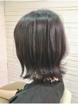 カプア 仙台駅前店(Kapua)&nbsp;外ハネ/切りっぱなし/重めレイヤーボブ/ひし形シルエット
