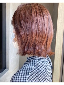 フィオーレ ヘアデザイン(FIORE hair design) ピンクカラー/ボブ