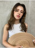 ニュアンスロング×ナチュラルベージュ