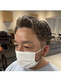 爽やか!!ハイライト×パーマ メンズスタイル!!