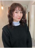 CAF松本【スタイリング簡単ウルフパーマスタイル】