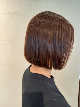 ヒアカアヴェダ 天神VIORO (Heaka AVEDA) オレンジブラウン×ボブ【10代/20代/30代/40代】Y