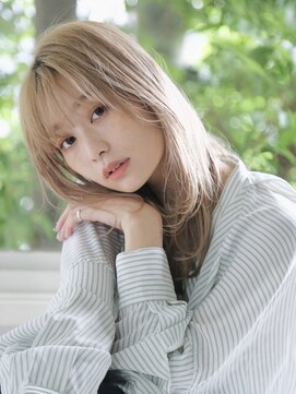 ネオリーブシェリエ 浅草店(Neolive cherie) 小顔に見せたいニュアンスカラー　イメチェン