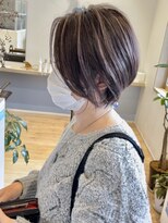 コノアラボ 守谷店(Conoah labo)&nbsp;白髪ぼかし/黒髪/グレーベージュ/キッズカット