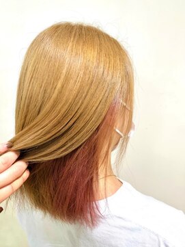 アズール 草加(azule) 30代40代　インナーカラー,チェリーレッド[草加駅]