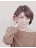 ナチュラルショートボブ