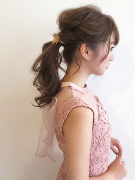 クールブ(Courbe) お呼ばれポニーテール♪