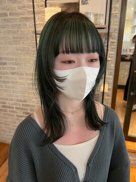 ビアンカ カマクラ(bianca) 《セクションカラー×グリーン》