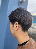 プルームエル(plume aile)&nbsp;ツーブロック × アッシュグレイカラー