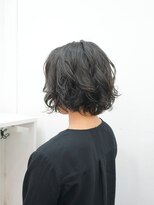 アーシェ 横浜店(A'SHE)&nbsp;MIXパーマでこなれ感ボブなお客様スタイル