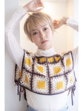ジョワイユヘアーデザイン(Joyeux) 【joyeux】ハイトーンが可愛い♪カジュアルショート