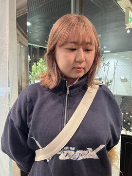 ヘアーアンドメイク ビス(HAIR&MAKE bis) 柔らかミルクティーベージュ☆【多田　華歌】