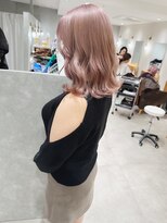 チェレ アズーリ 狭山店(Chere azuri)&nbsp;ピンクベージュ/ダブルカラー/ミルクティーベージュピンク