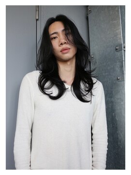ブロック ジャポン(bloc japon) men'sのロングヘアもlayer入れて動きを◎