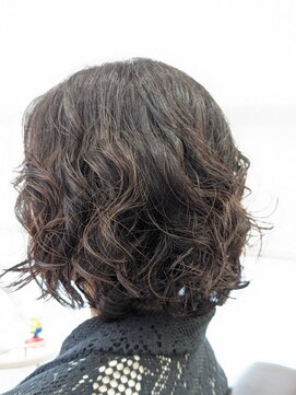 マリアージュ 筑紫野店 ボブのウェーブパーマ