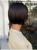 ミニボブ　ショートボブ　暗髪【鹿児島中央】