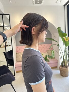 サンド 大阪梅田(sand) @haru__sand ショート/ボブ/韓国風/似合わせ[大阪梅田]