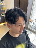 フォルテ 草薙店 波巻きパーマ センターパート