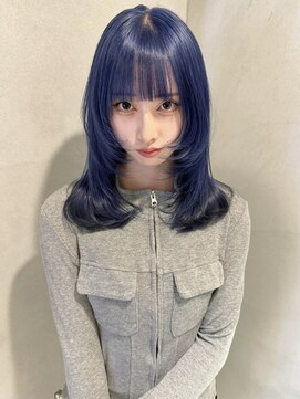 ペレ 梅田(PELE) 前髪/アンブレラカラー/こなれミディ/イメチェン/ウェーブパーマ