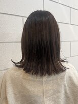 アルゴ 茅ヶ崎(ARUGO)&nbsp;ふんわりミディアムイルミナカラー/透明感カラー/暗髪こなれヘア