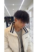縦落ちツイストスパイラルパーマ