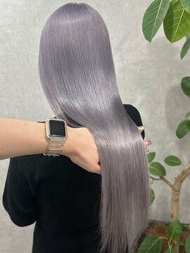 ロウル 渋谷(LOWRL) ラベンダーシルバー/ブリーチ