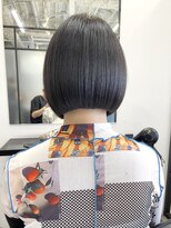 サロウィン 池袋(SALOWIN)&nbsp;ぱつっとボブ × 透明感ブルーブラック × 髪質改善　#323