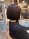 イメチェン外ハネボブ美髪×ブリーチなしレイヤー韓国[大宮］