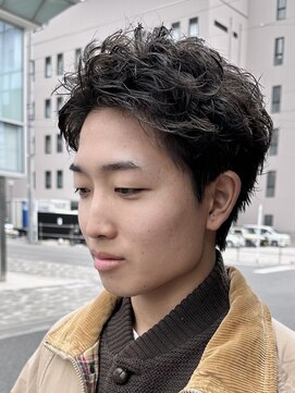 オーガニック アトリエ 大宮(organic+atelier) 短髪アップバングスパイキーショートツーブロック爽やかビジネス