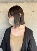 切りっぱなしボブ