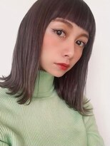 ベリテ 津田沼駅前店(verite)&nbsp;ミディアムヘア/暗めカラー/グランマッシュ▼津田沼/津田沼前