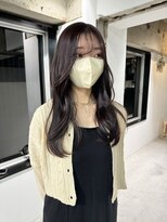 ヨーク(YOKE)&nbsp;【YOKE】ロングレイヤーラベンダーグレージュ/10代/20代