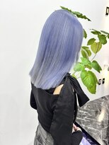 チュダック(ChuDuck)&nbsp;韓国風《ペールブルー》ハイトーン/ケアブリーチ/ダブルカラー