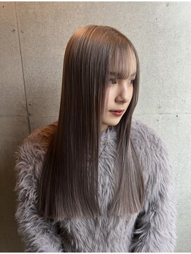 ルース(LOOSE) acid straight (酸性縮毛矯正) 【bleach hair】