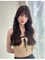 リッカ(LICCA)&nbsp;【MISAKI】ラベンダーグレージュ/韓国ヘア/サイドバング