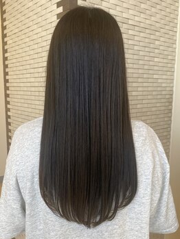 ボナ ヘアー(bona.hair)の写真/【髪質改善ストレート】扱いやすく触りたくなる髪へ◇髪質改善しながら、柔らかな質感と艶のある美髪に☆