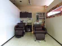 リラックスできるシャンプー台