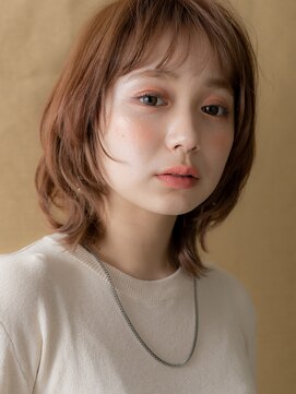 カバーヘア ブリス 大宮西口(COVER HAIR bliss) ハイライト顔周りレイヤーカットハッシュボブ308W大宮20代30代