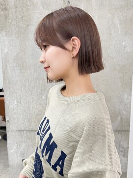 ガーデン 渋谷(GARDEN) 小顔大人ボブ暗めカラーミディアムデザインカラー