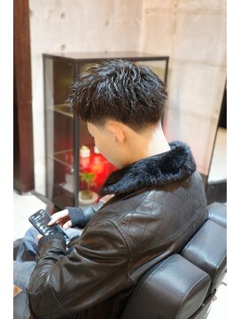 アイビーシー(I.B.C) スパイキーショート×テーパーフェード