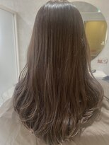 ブロック 元住吉店(BLOC) ラベンダーベージュ/ゆる巻き/顔周りレイヤー