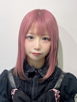 ルネラトーキョー(RUNERA TOKYO) ピンクカラー/ピンクベージュ/ピンクブラウン/淡色ピンク/ボブ