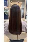 髪質改善トリートメント縮毛矯正前髪カット◎うる艶ストレート