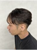シースルーショートフェザー×縮毛矯正